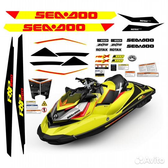 Наклейки на гидроцикл SEA-DOO RXP 260 300