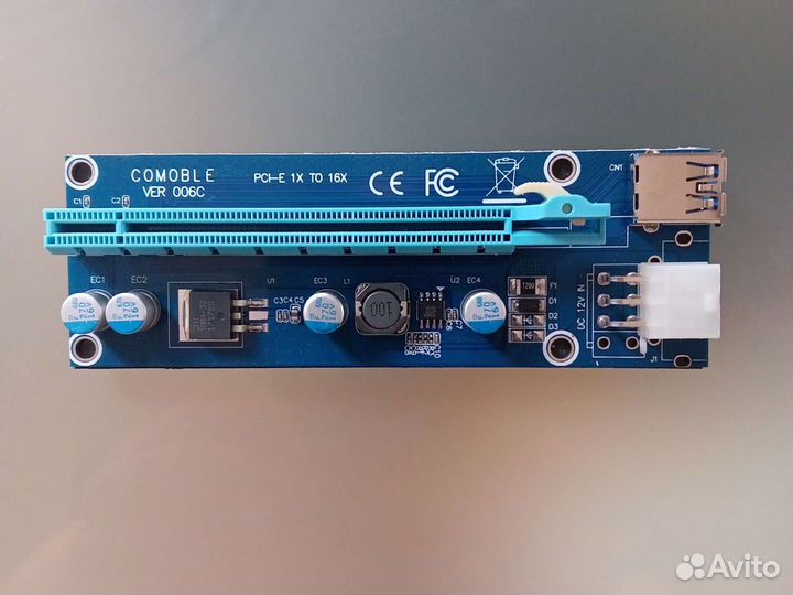 Райзер pci-e для майнинга 6pin