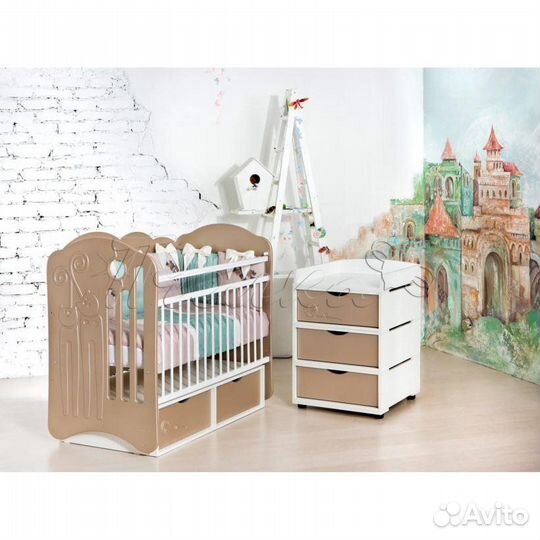 Детская кроватка чердак