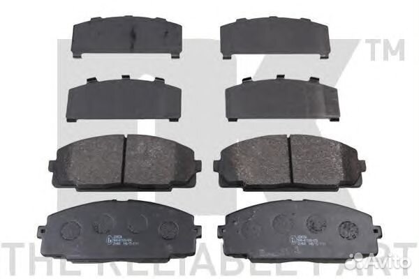 Колодки задние дисковые nissan qashqai 07-11-14-X