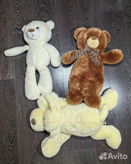 Игрушки мягкие 3шт