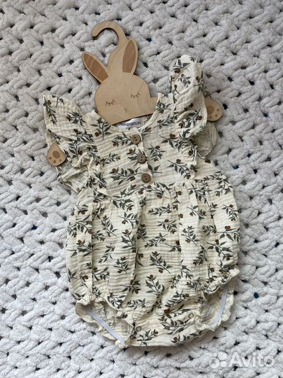 Муслиновый боди 80