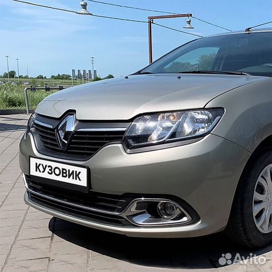 Бампер передний в цвет Renault Logan 2