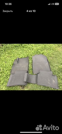 Автомобильные коврики резиновые