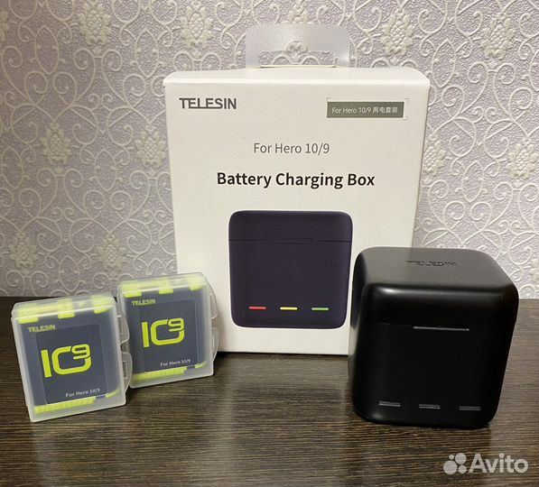 Gopro 11 10 9 Аккумуляторы telesin Новые