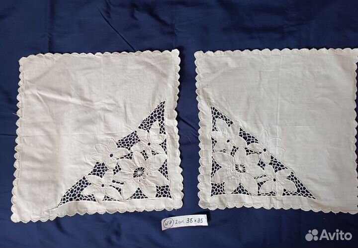Две салфетки, старинные (7)