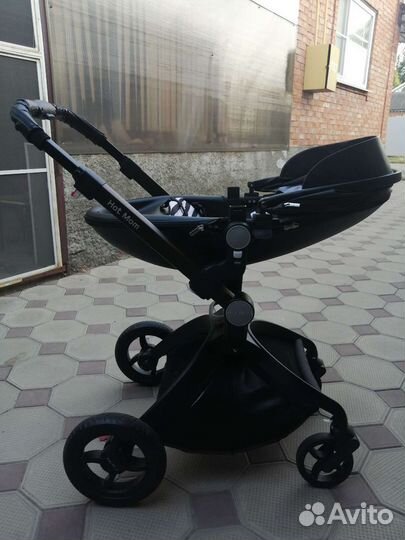 Коляска 2 в 1 эко кожа