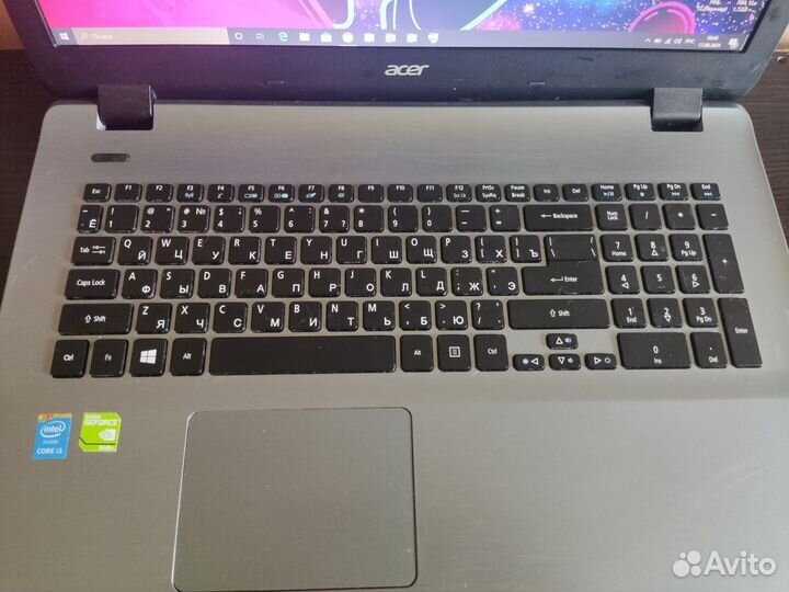 Большой ноутбук Acer 17.3 E5-771G Nvidia