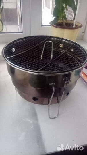 Походный мангал барбекю. Нержавеющая сталь
