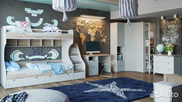 Шкаф для одежды с 2-мя дверями 