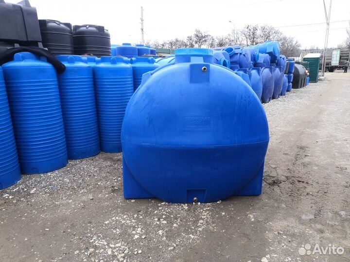 Емкость для воды огб 4000 литров (ecoplast)