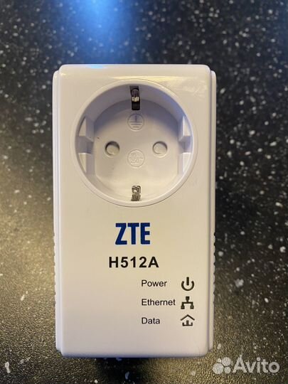 Plc адаптер zte h512a