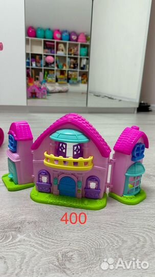 Домики для кукол, свинка пеппа, аксессуары