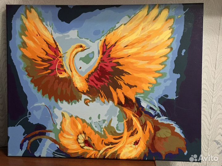 Картины «Тигр» и «Жар птица»
