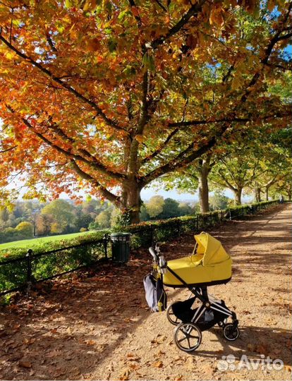 Cybex Priam 4 2022 Mustard yellow + Подстаканник