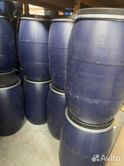 Бочка пищевая Оpen Top Drums 127л с крышкой Новая