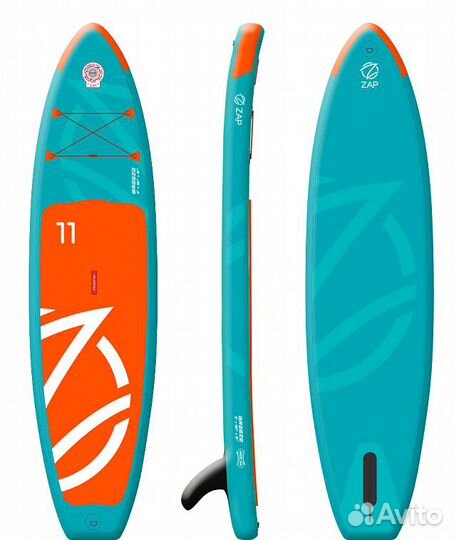 Надувная доска для sup-бординга ZAP breeze 11'6