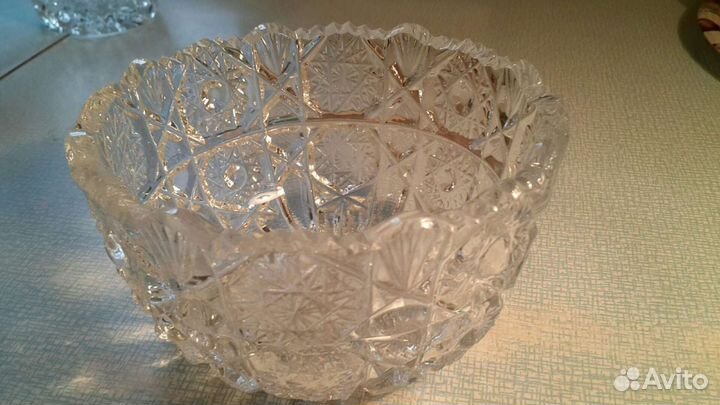 Вазы хрустальные