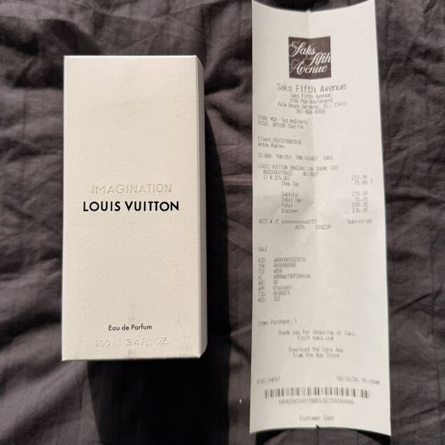 Louis Vuitton Imagination 100ml оригинал