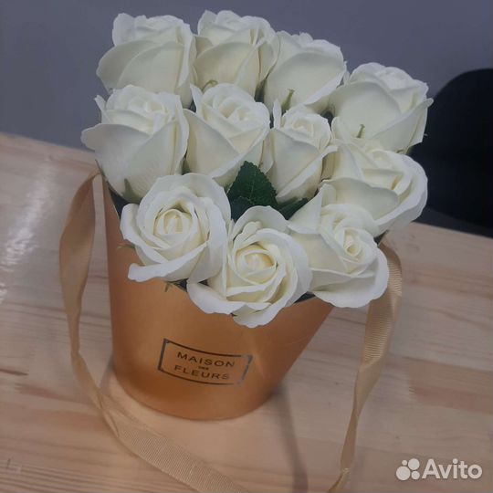 Букет из мыльных цветов