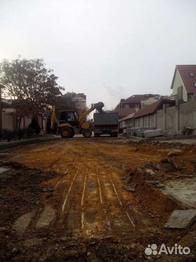 Услуги экскаватор погрузчика jcb
