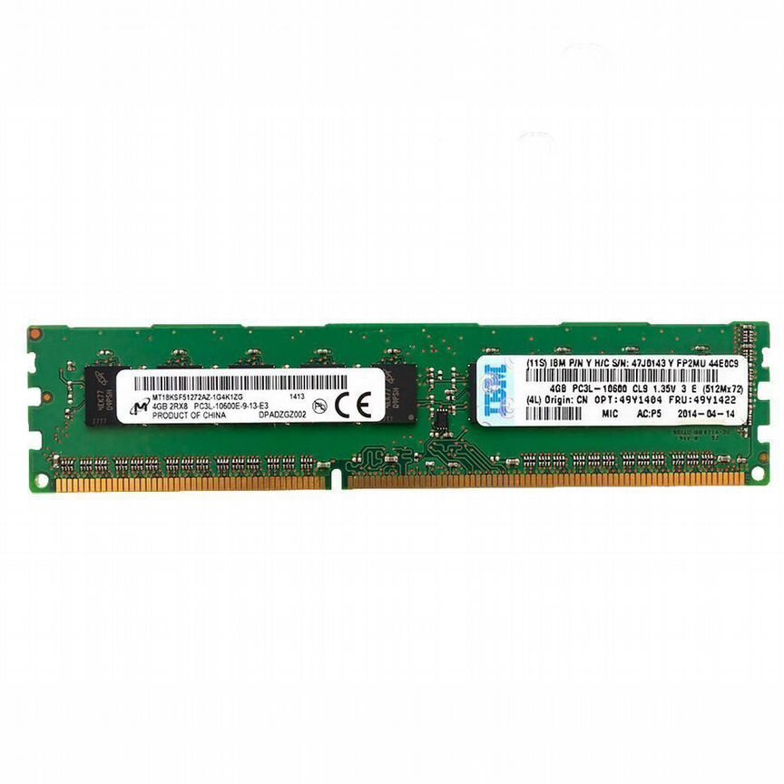 [49Y1422] Оперативная Память Ibm Ddr3 4gb 49y1422