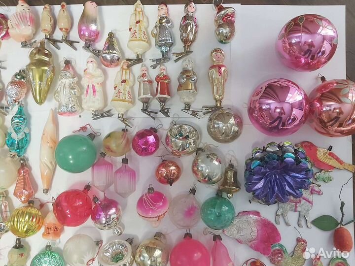 Елочные игрушки советские