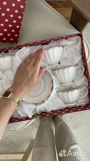 Чайный сервиз, посуда, для кухни, подарок