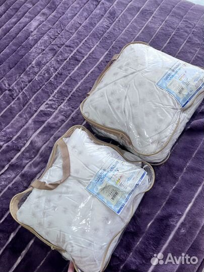 Детские одеяла 100 на 130 пух и бамбук