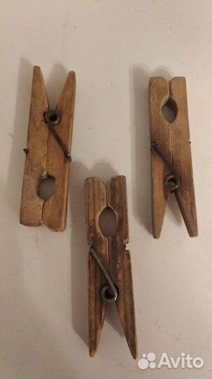 Прищепки для белья деревянные
