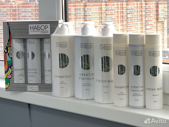 Кератиновое выпрямление Keratin Platinum Tashe