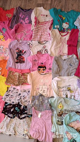 Гигантский пакет вещей для девочки от 2 до 4 лет