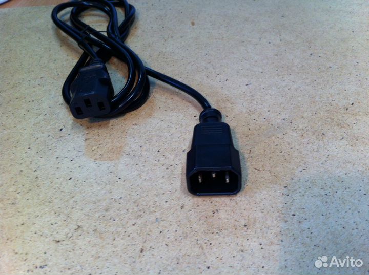 Кабель для ибп IEC 320 C13 - IEC 320 C14, 0.5 мм²