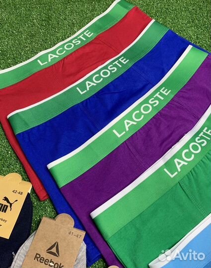Трусы мужские боксеры lacoste