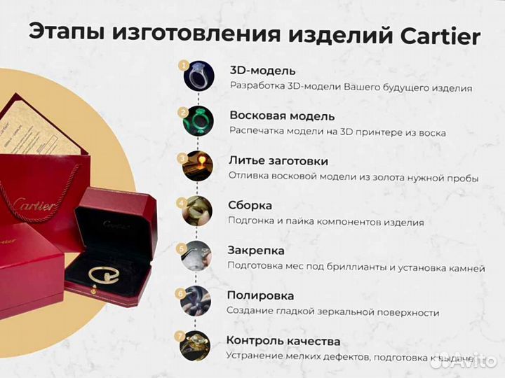 Кольцо Cartier 0,02 ct