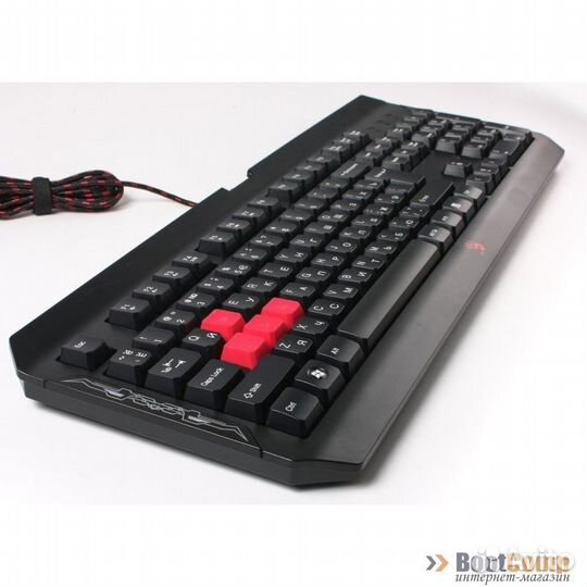 Клавиатура A4 Bloody Q100 черный