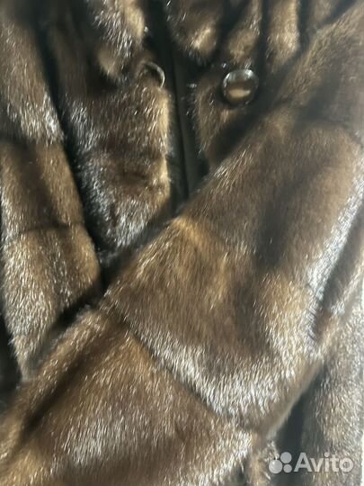 Шуба норковая 42 44 поперечка