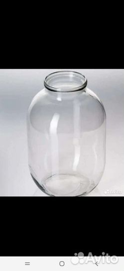 Банка стеклянная трехлитровая