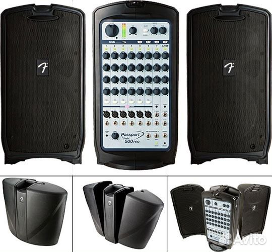 Fender Passport 500 Pro, KRK 10S, MD Sony MZ-R500