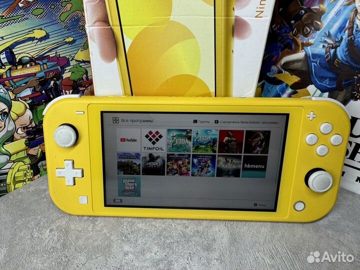 Прошитая Nintendo Switch Lite 128Gb