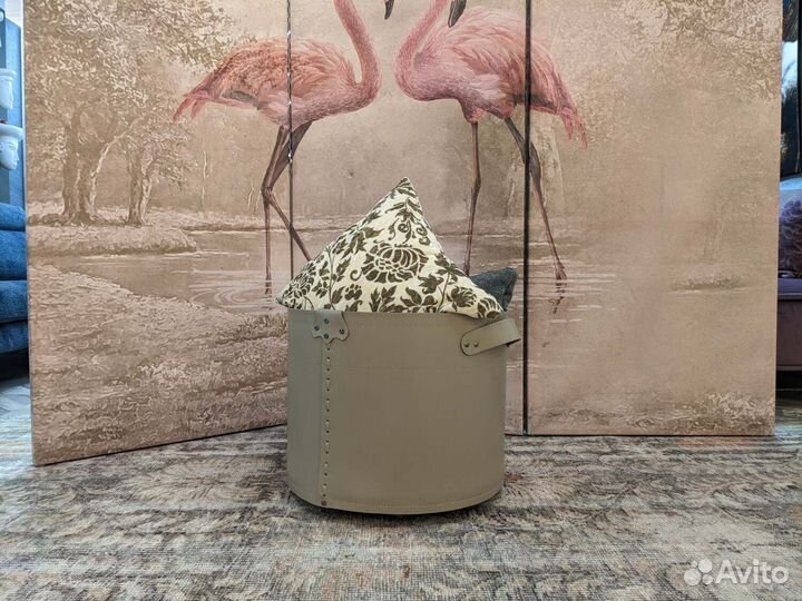 Итальянская бежевая сумка для хранения B-21