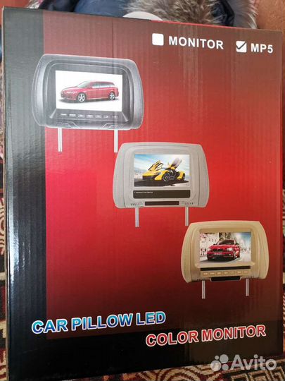 Подголовник с монитором