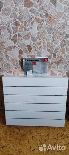 Новый радиатор биметал. Rifar supremo 500 6 секций