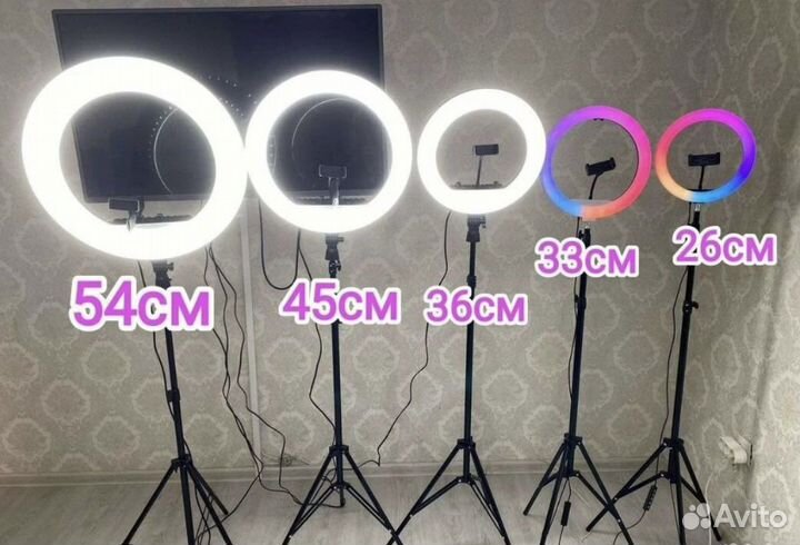 Кольцевые лампы с гарантией