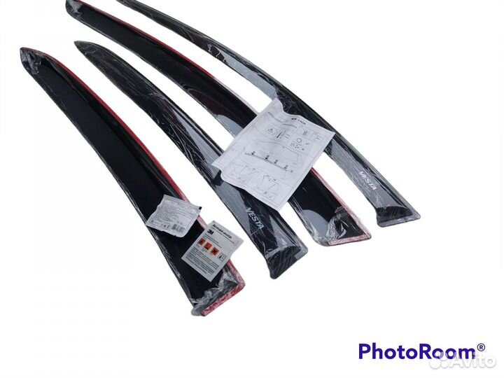 Дефлекторы дверей Оригинал Веста седан компл4шт