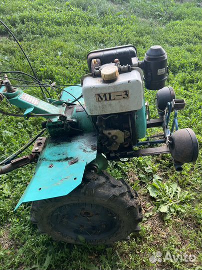 Мотоблок Moroland ML 3 дизельный с прицепом