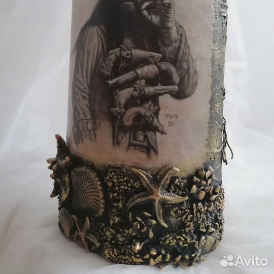 Бутылка ручная работа