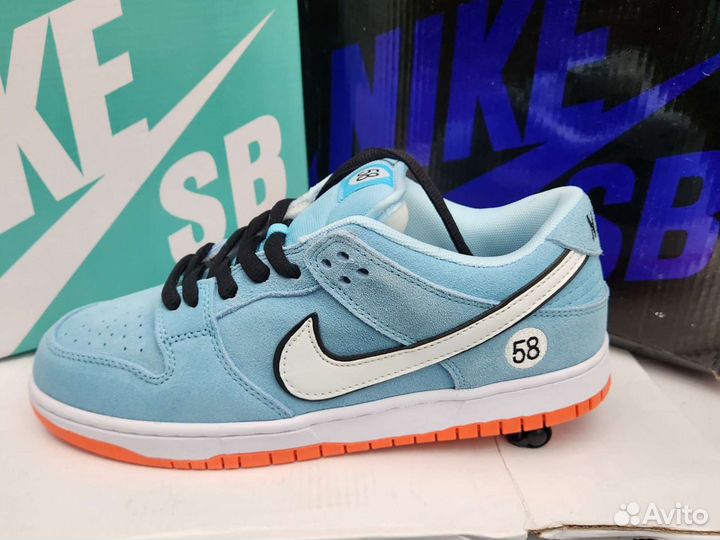 Кроссовки Nike SB dunk low club 58 gulf