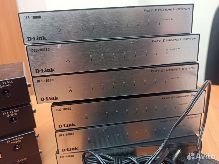 Коммутаторы 8 портов в металлическом корпусе