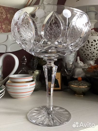 Ваза для фруктов Гусь хрустальный Бусинка каталог